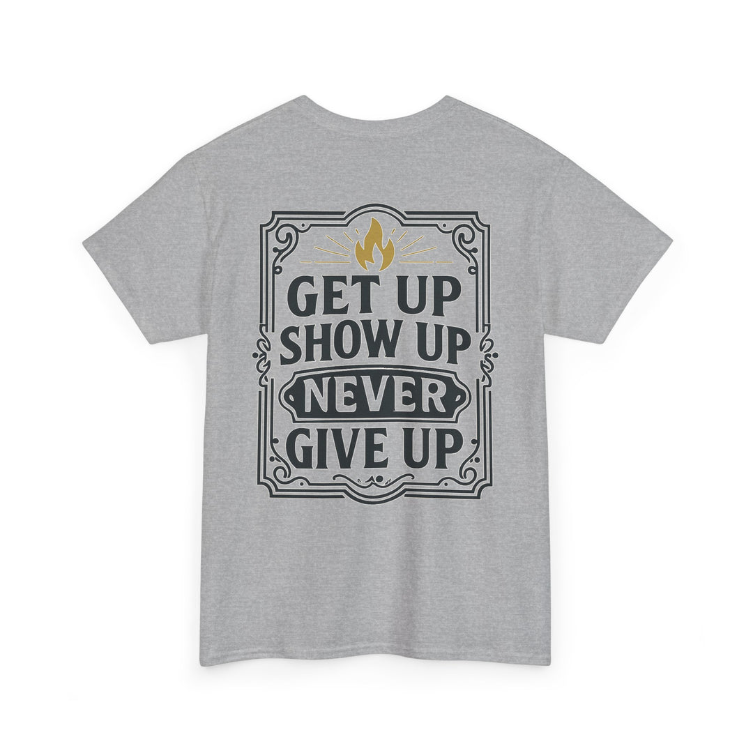Barbells Over Breakdown. Unisex Heavy Cotton Tee
