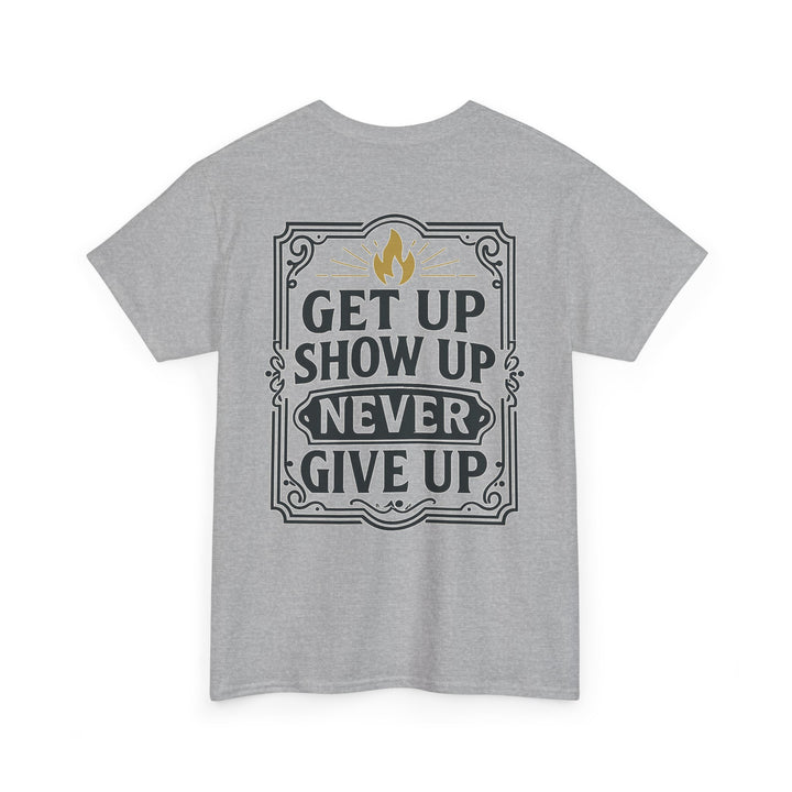 Barbells Over Breakdown. Unisex Heavy Cotton Tee