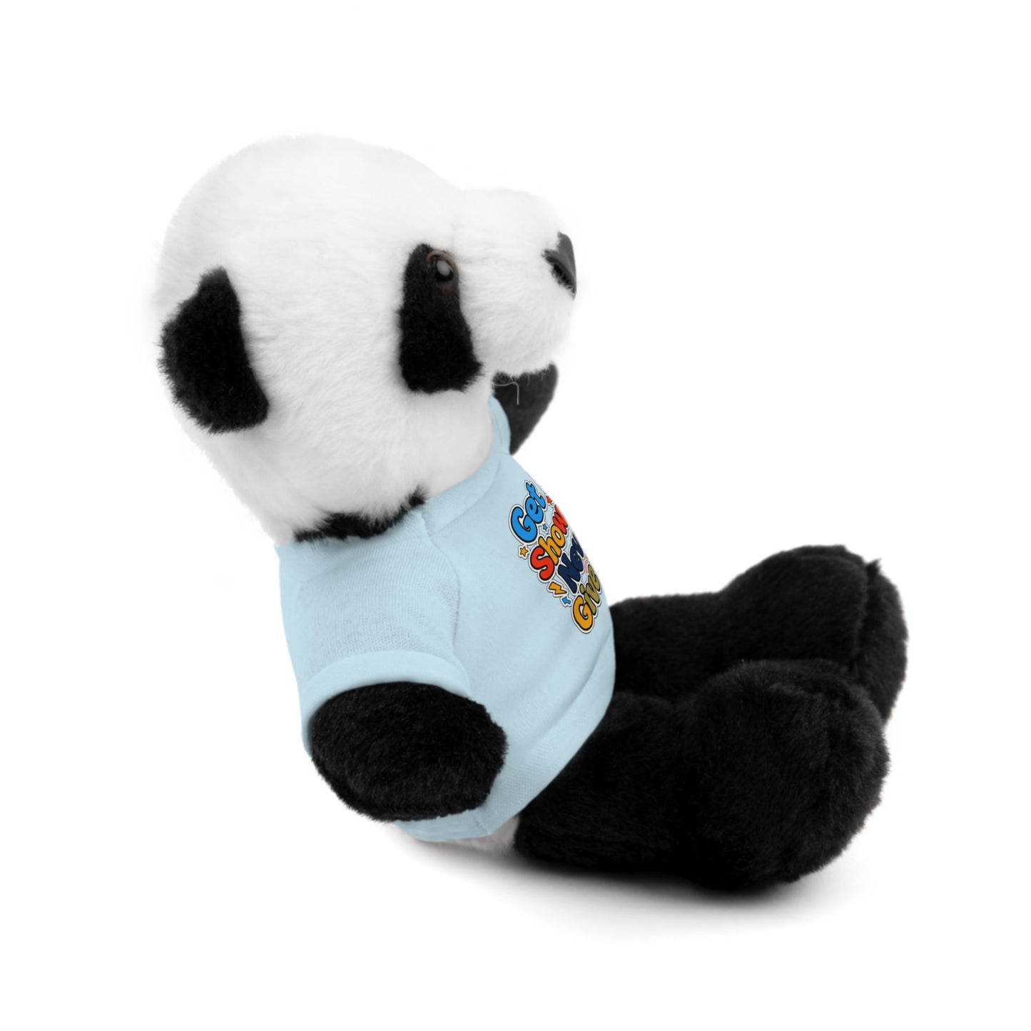 Stuffed Animals with Tee " Get Up Show Up Never Give Up"