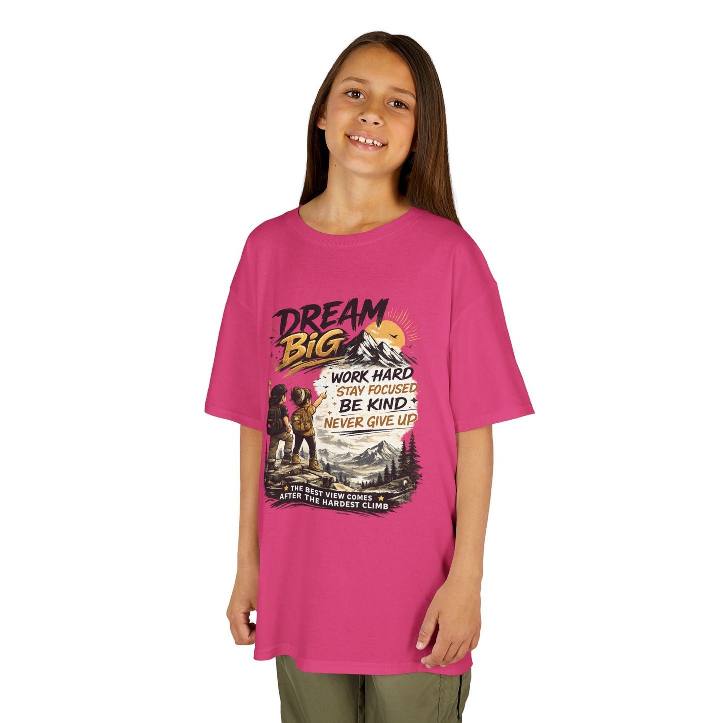 Kids Heavy Cotton™ Motivational T shirt