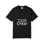 Custom Name & Age Birthday Crew T-Shirt – Personalized Group Shirt