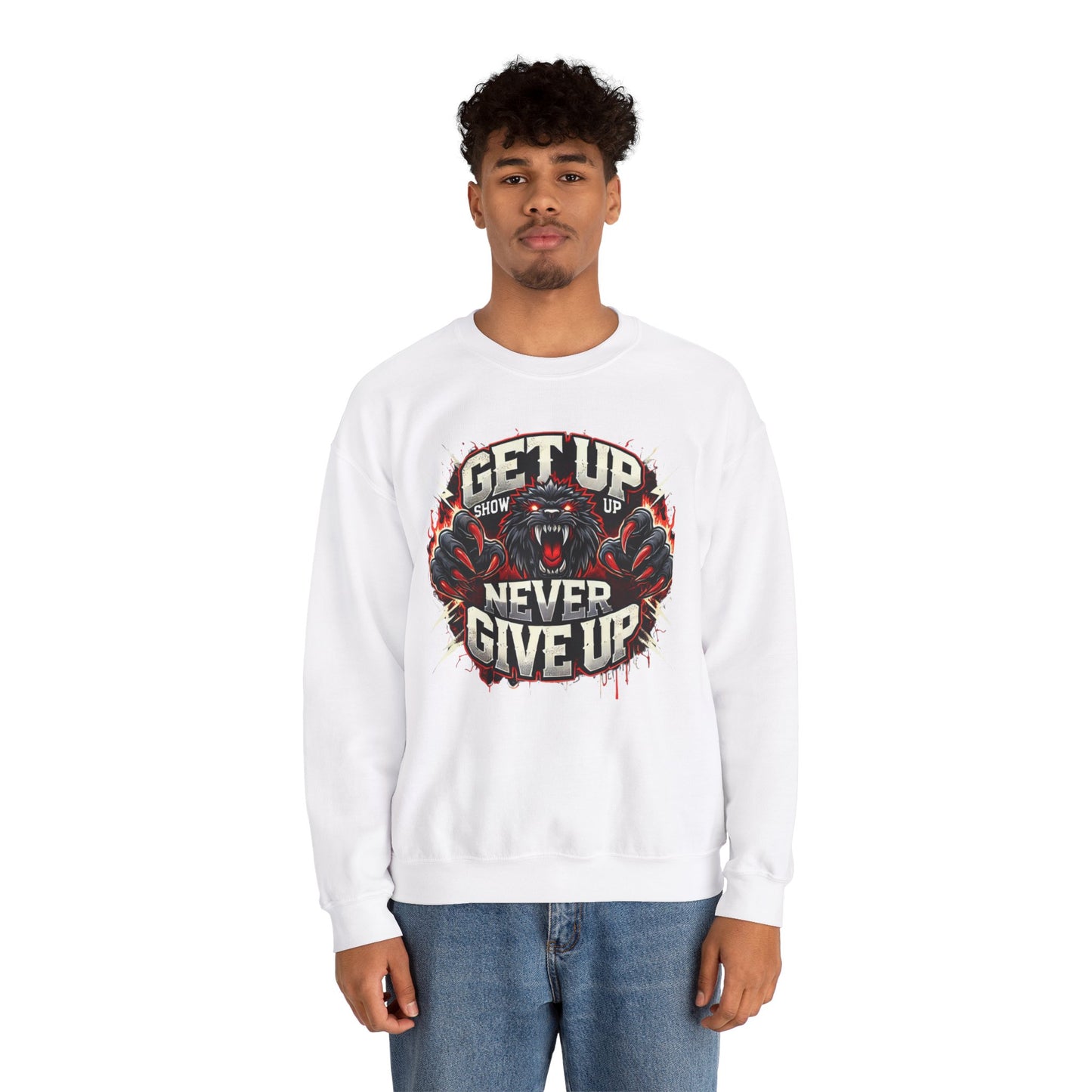 Relentless Drive Crewneck Sweatshirt UNISEX– Stay Warm, Stay Motivated