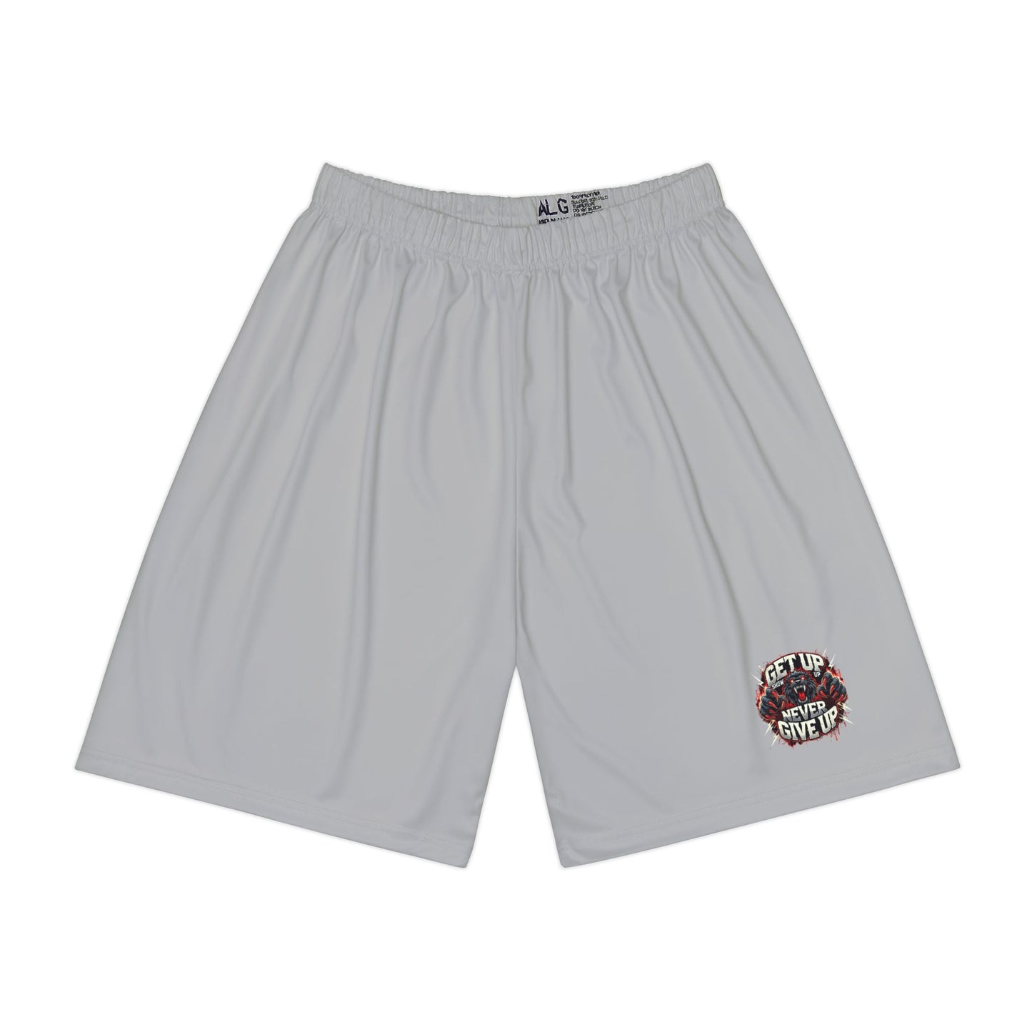 Relentless Performance Men’s Sports Shorts (Light Grey)