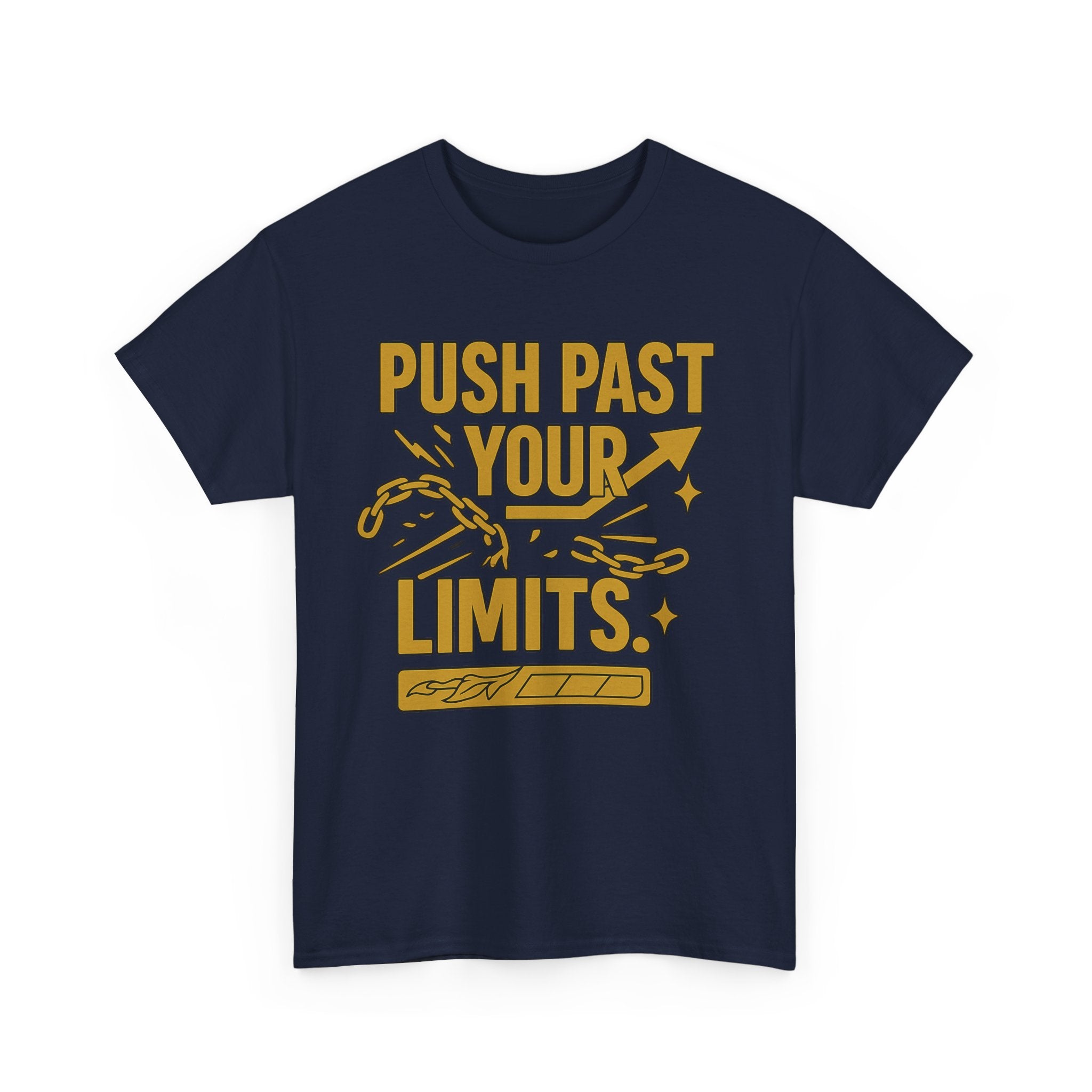 Push Past Your Limits. Unisex Heavy Cotton Tee