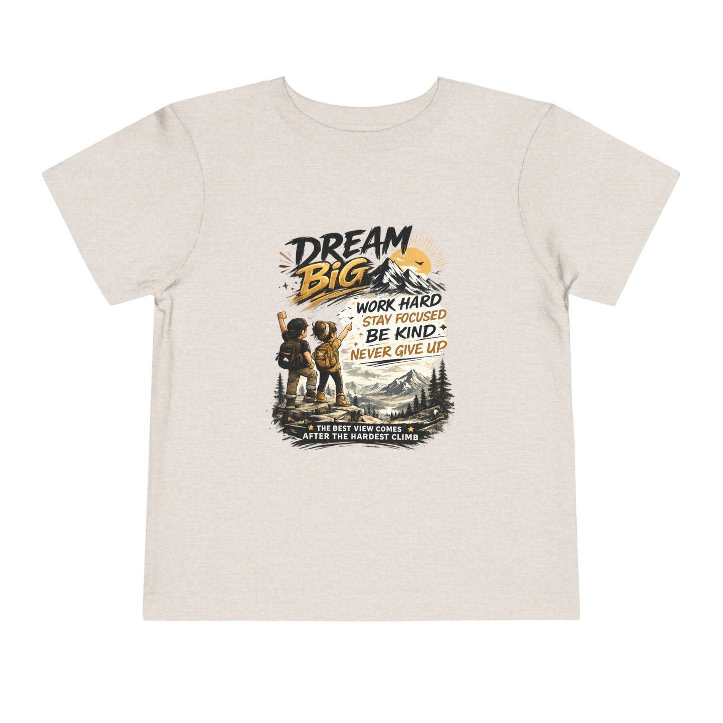 Toddler Motivational T-Shirt | Inspirational Kids Graphic Tee | Soft Cotton Toddler Shirt | Positive Mindset Children's Clothing | Everyday Comfort Tee