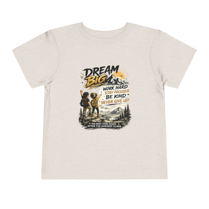 Toddler Motivational T-Shirt | Inspirational Kids Graphic Tee | Soft Cotton Toddler Shirt | Positive Mindset Children's Clothing | Everyday Comfort Tee