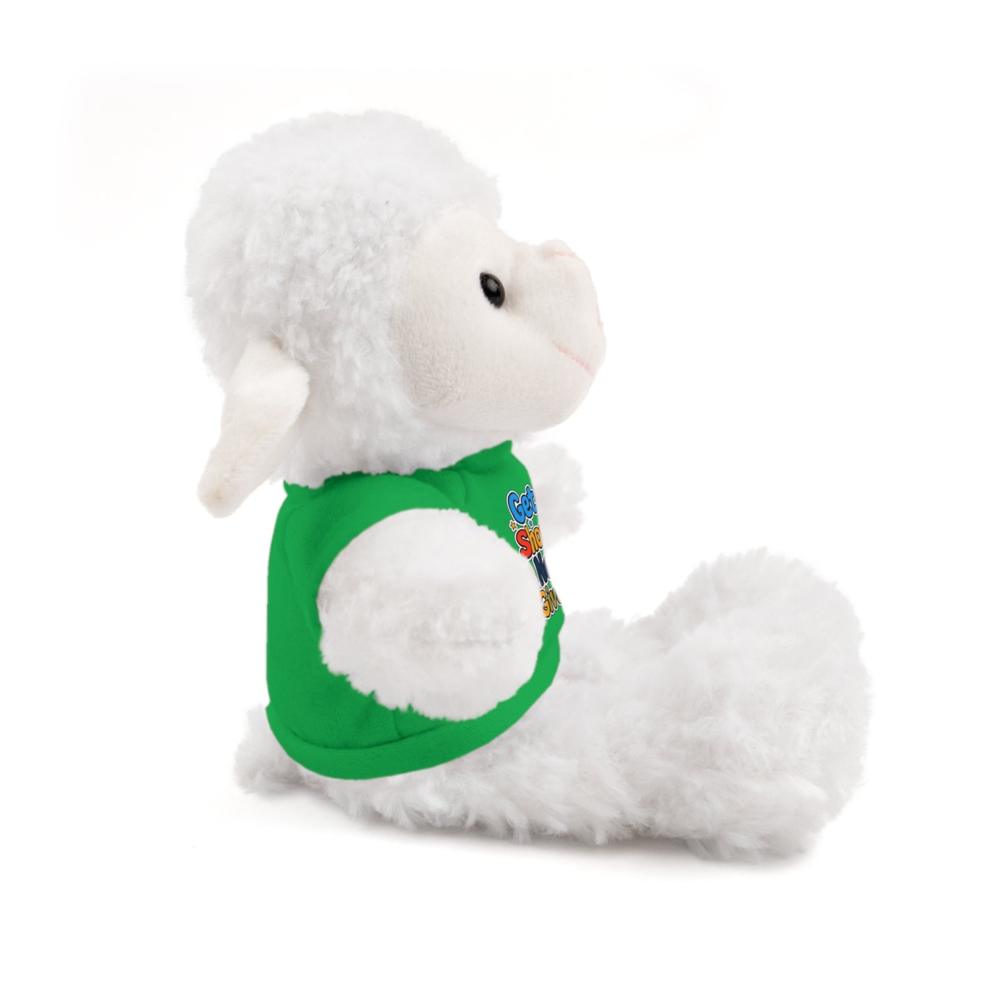 Stuffed Animals with Tee " Get Up Show Up Never Give Up"