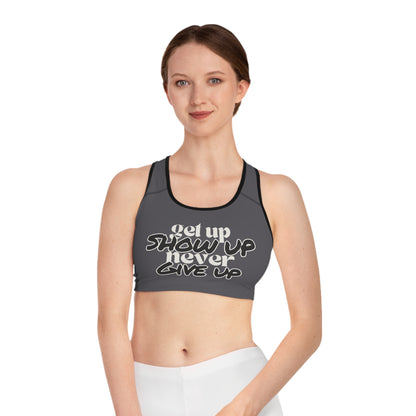 No Excuses Sports Bra – Train Hard, Stay Supported (Charcoal)