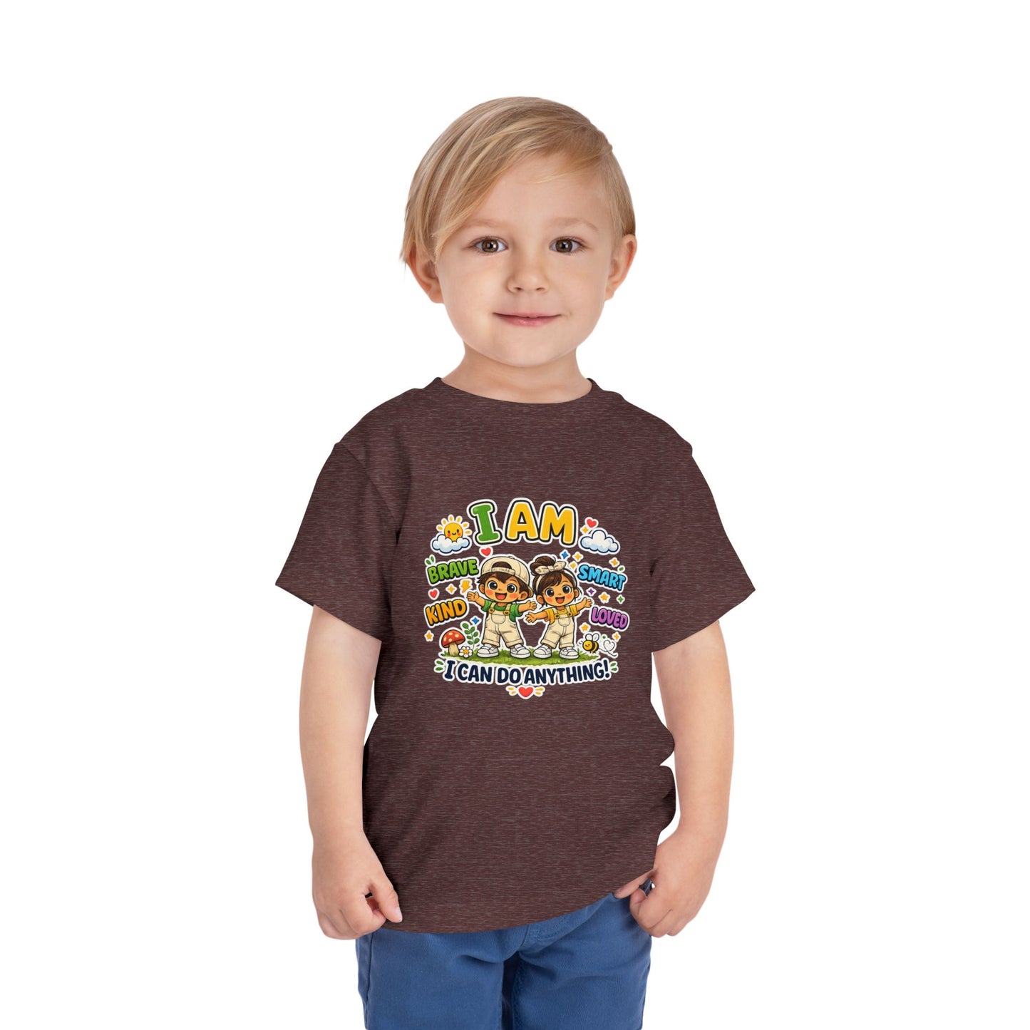 Toddler Motivational T-Shirt | Inspirational Kids Graphic Tee | Soft Cotton Toddler Shirt | Positive Mindset Children's Clothing | Everyday Comfort Tee