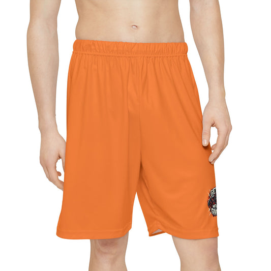 Relentless Performance Men’s Sports Shorts (Light Orange)