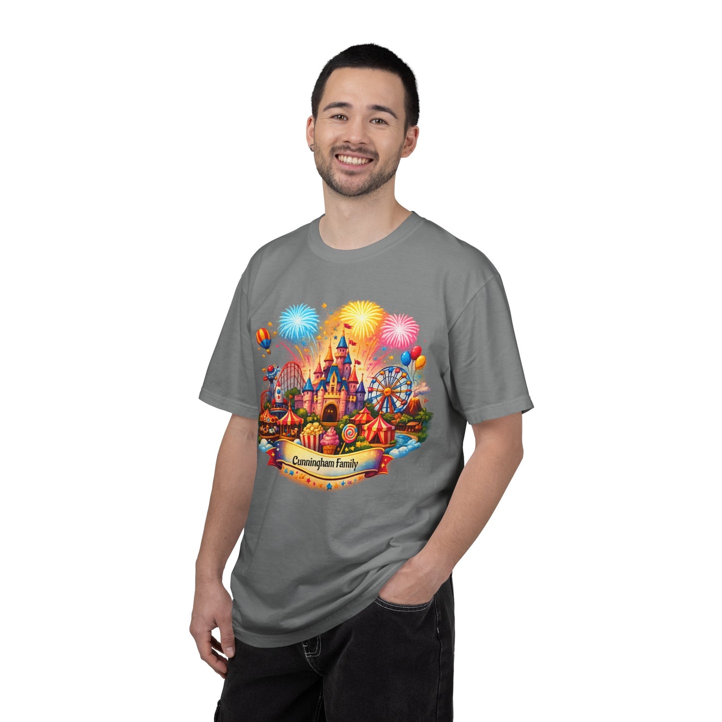 Customizable Name Graphic T-Shirt – for Disney Trips, Theme Park Vacations