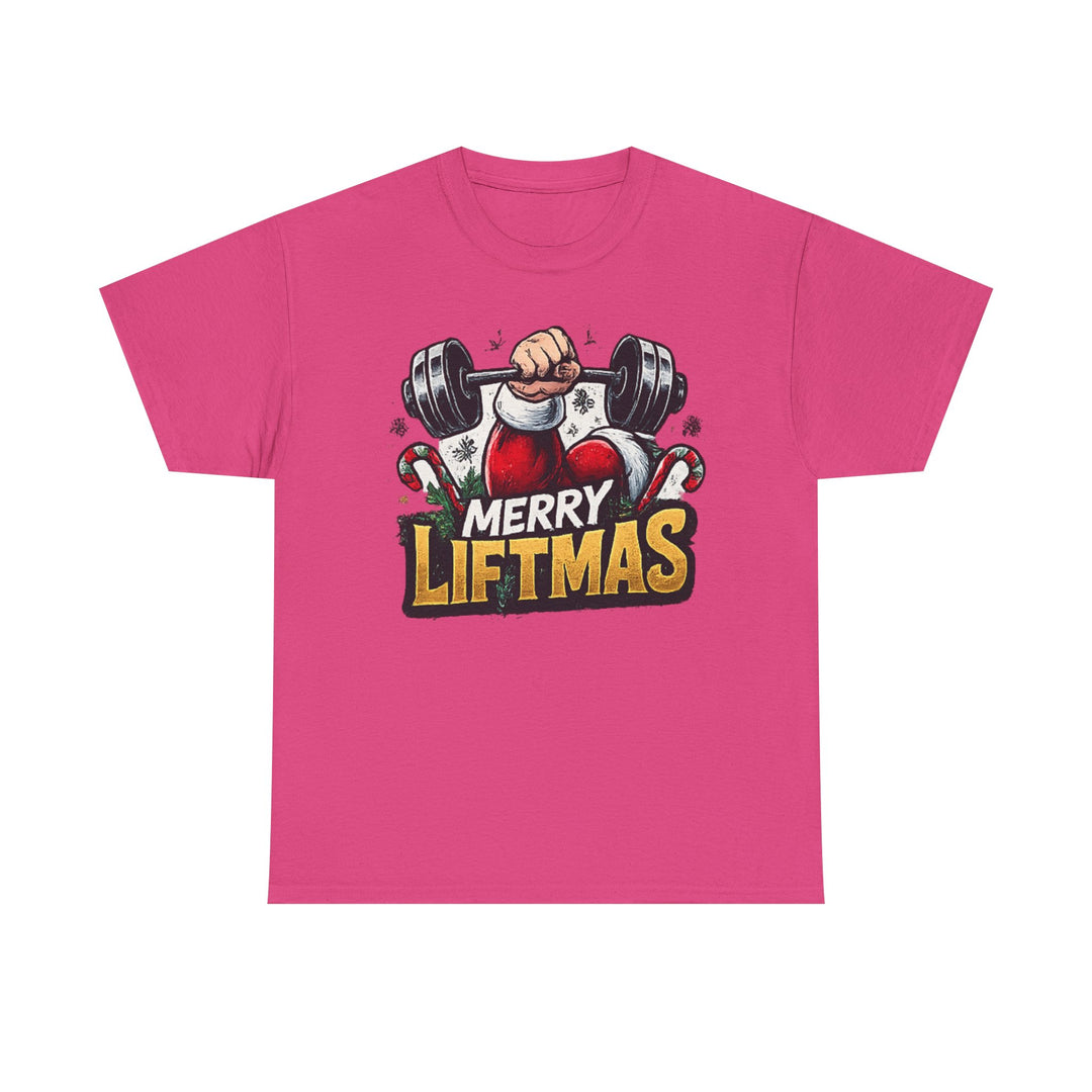 Merry Liftmas Unisex Heavy Cotton Tee