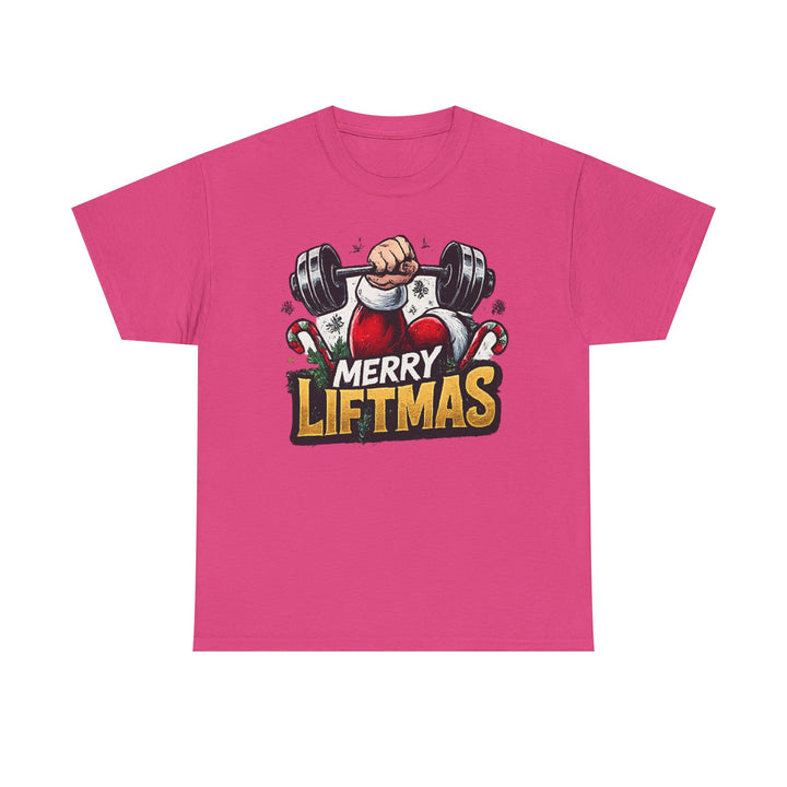 Merry Liftmas Unisex Heavy Cotton Tee