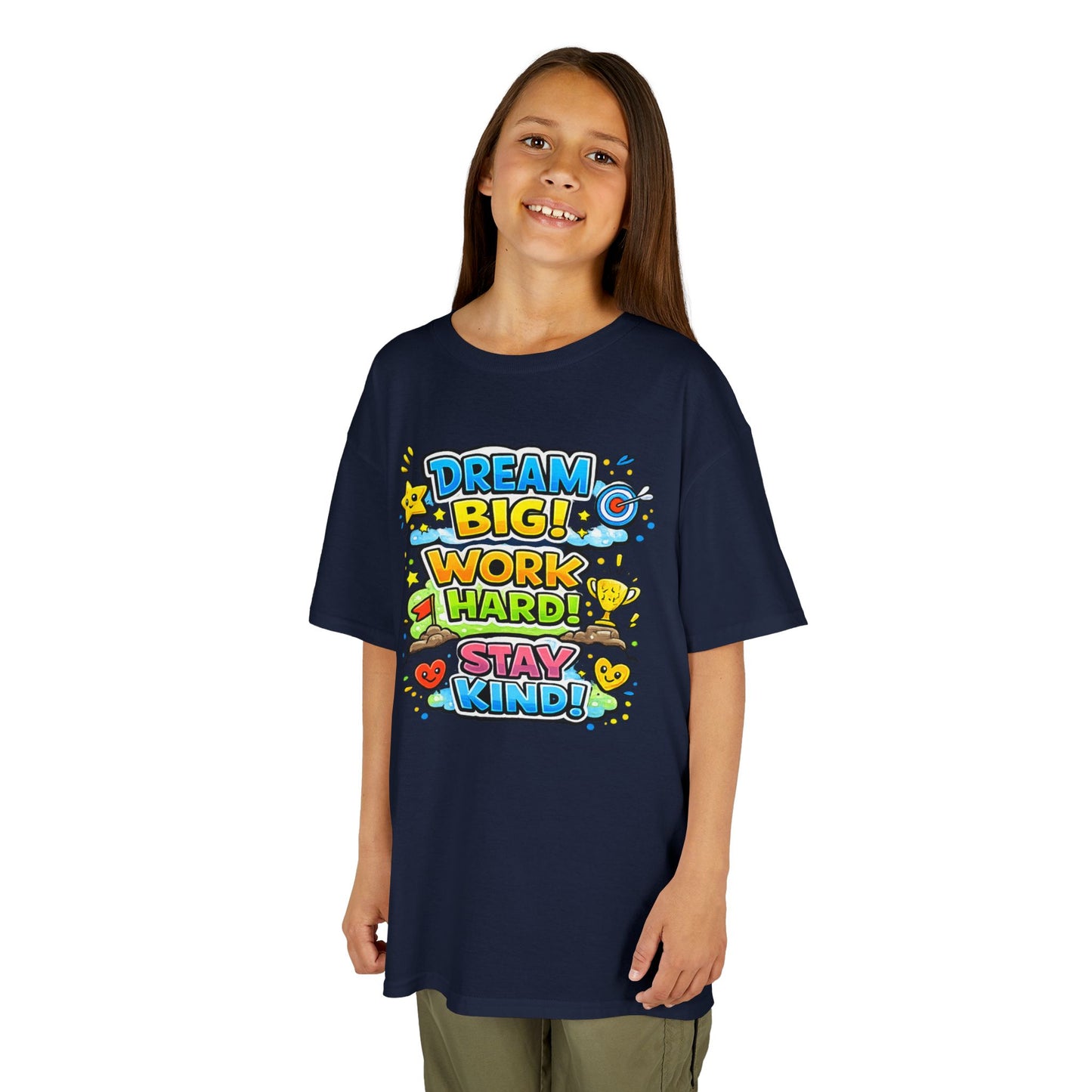 Kids Heavy Cotton™ Motivational Shirt