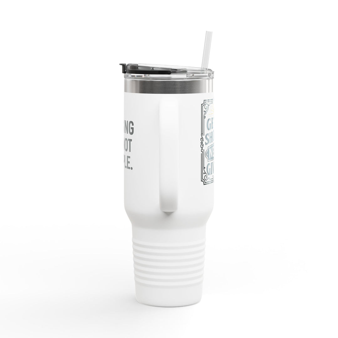 “I Chase PR’s not people” Insulated Travel Mug, 40oz
