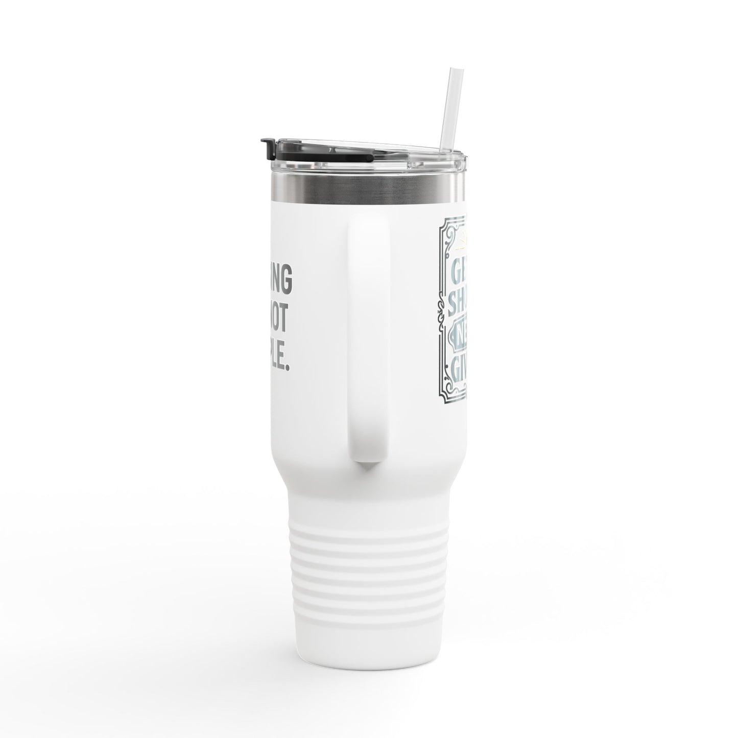 “I Chase PR’s not people” Insulated Travel Mug, 40oz