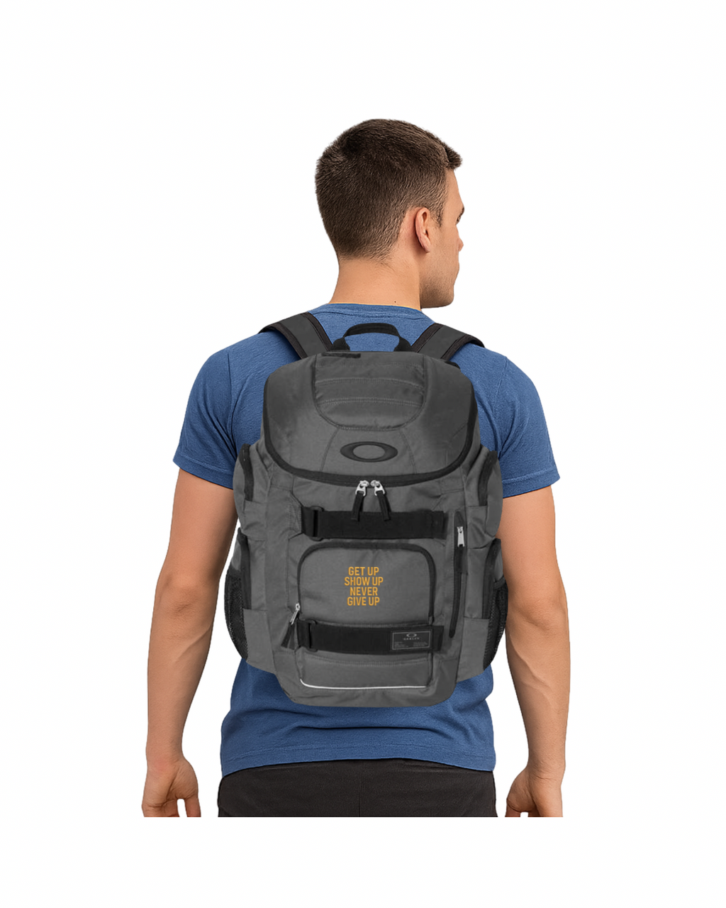 Oakley Enduro 2.0 Backpack, 30L – Embroidered “Get Up Show Up Never Give Up”