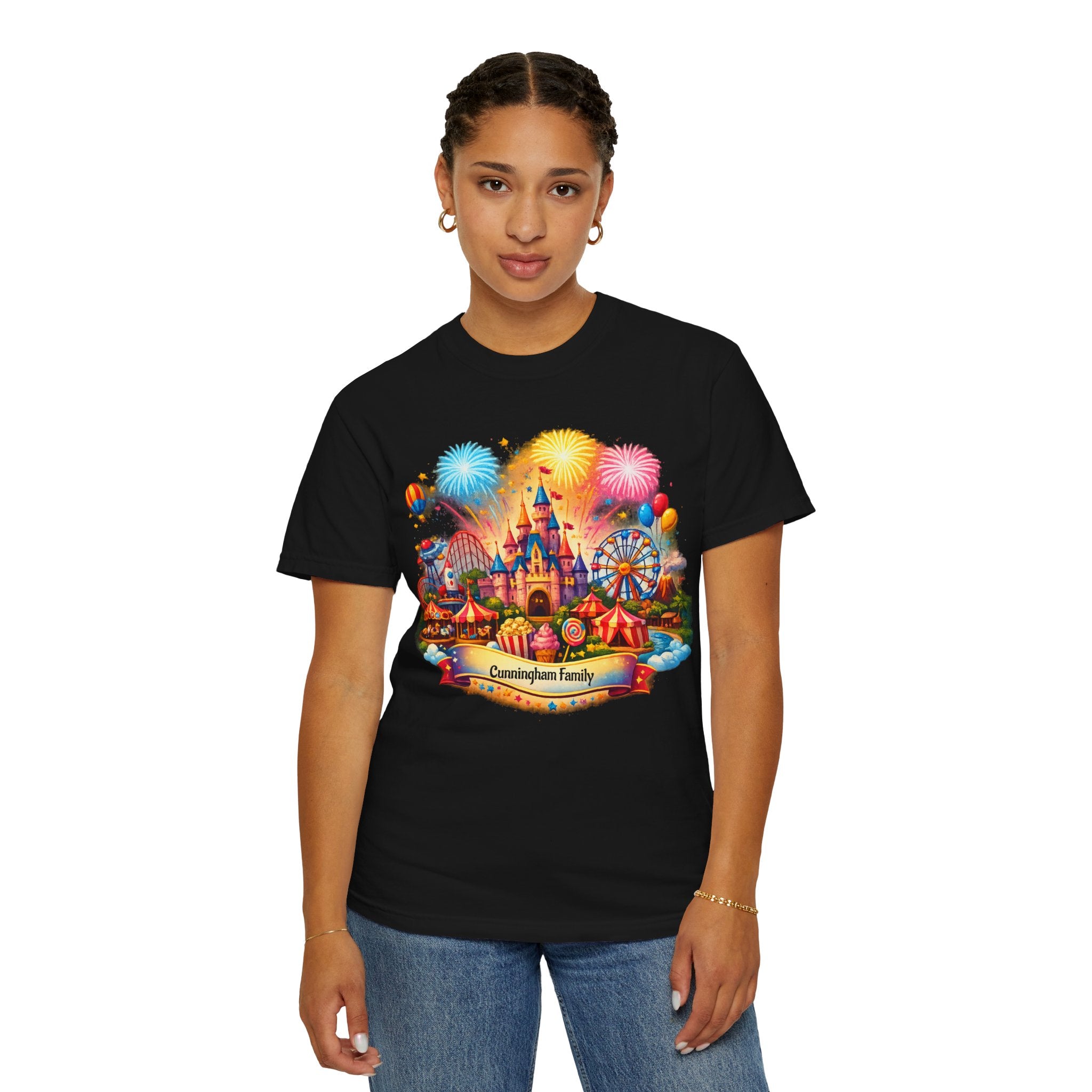 Customizable Name Graphic T-Shirt – for Disney Trips, Theme Park Vacations
