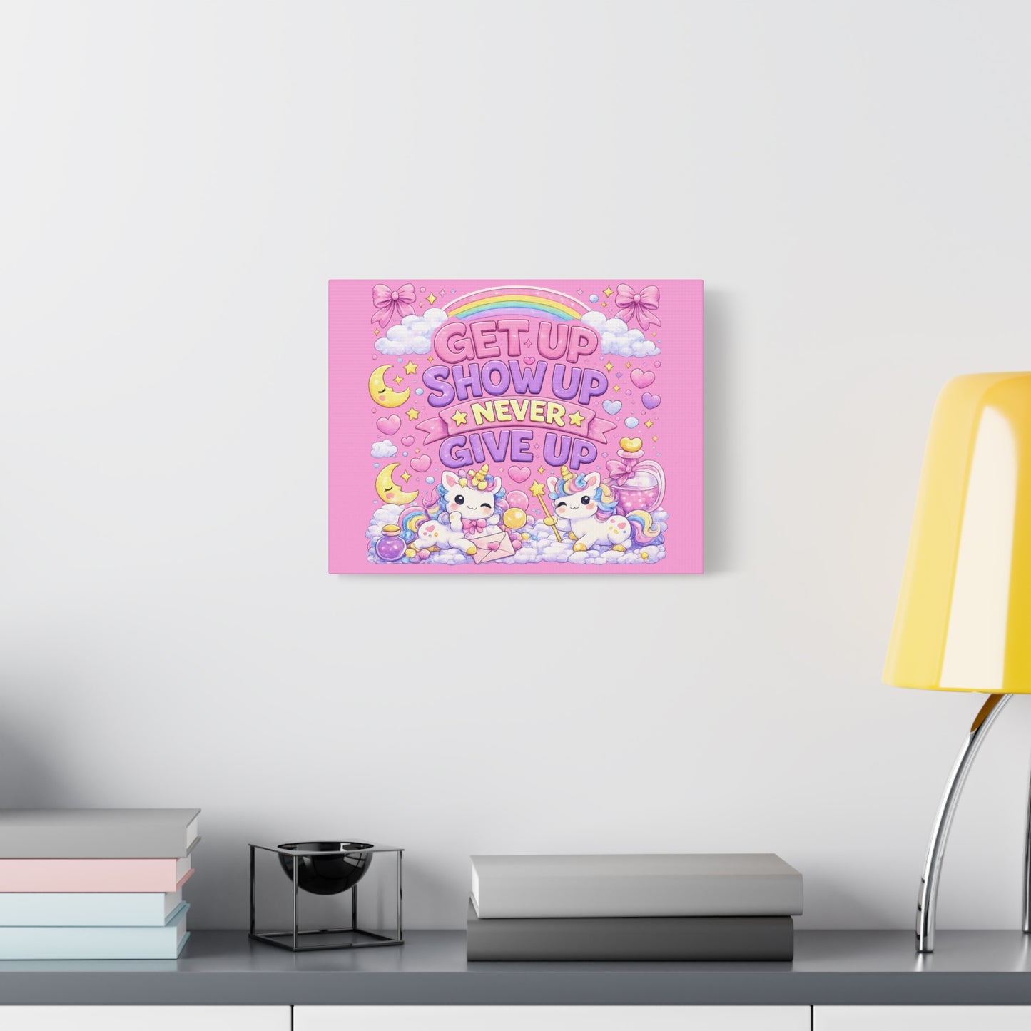 Kids Inspirational Canvas Wall Art – Premium Motivational Canvas Print for Bedroom, Playroom & Nursery Décor
