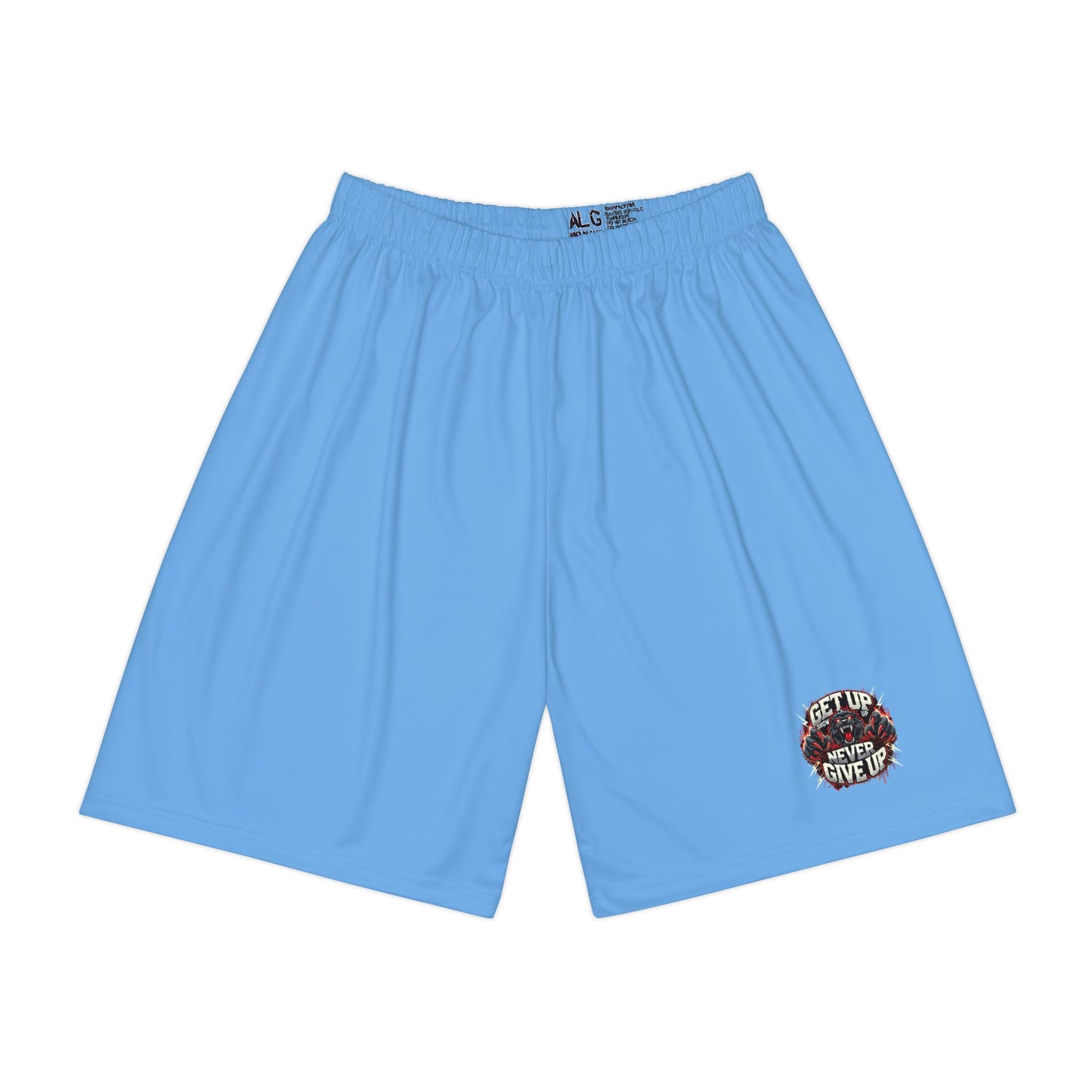 Relentless Performance Men’s Sports Shorts (Light Blue)