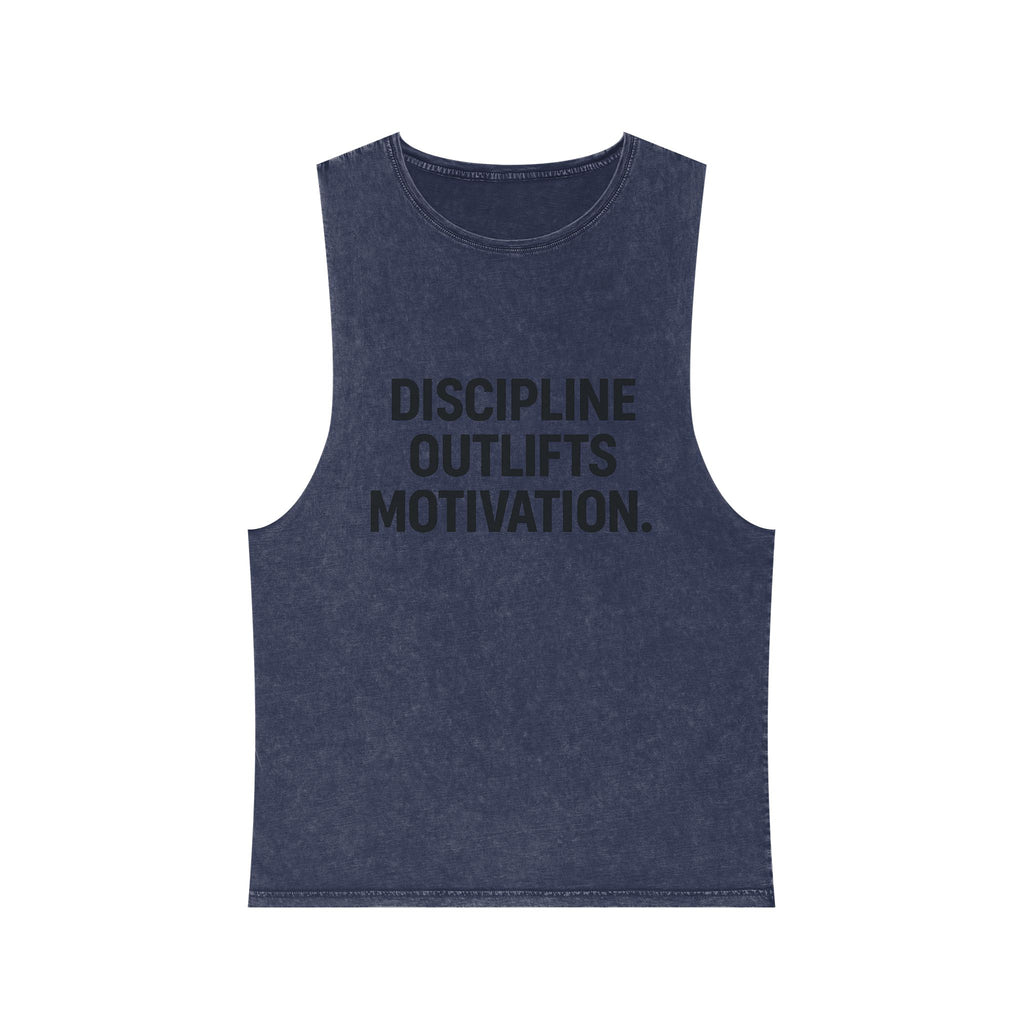 Discipline Outlifts Motivation muscle tank