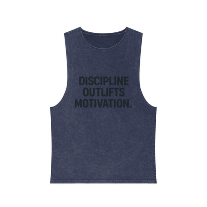Discipline Outlifts Motivation muscle tank