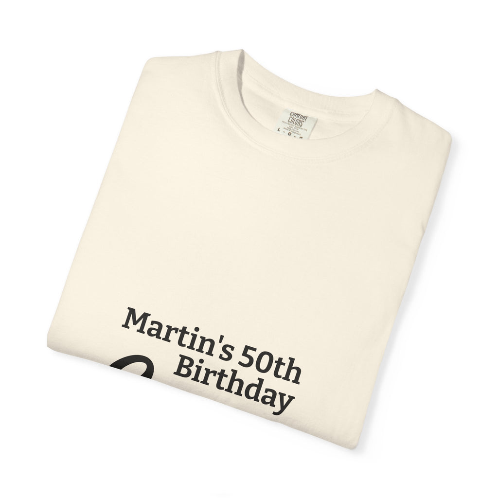 Custom Name & Age Birthday Crew T-Shirt – Personalized Group Shirt