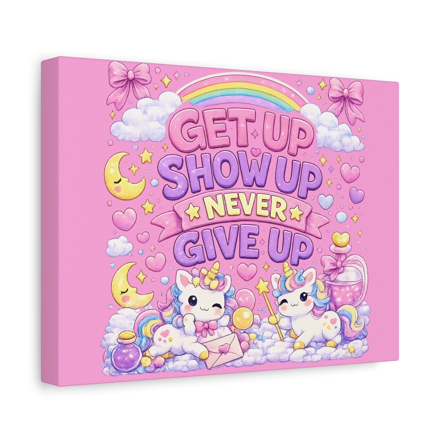 Kids Inspirational Canvas Wall Art – Premium Motivational Canvas Print for Bedroom, Playroom & Nursery Décor
