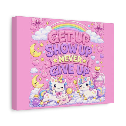 Kids Inspirational Canvas Wall Art – Premium Motivational Canvas Print for Bedroom, Playroom & Nursery Décor