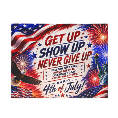 Patriotic 4th of July Double-Sided Flag | American Pride Outdoor Garden & House Flag | USA Independence Day Decor