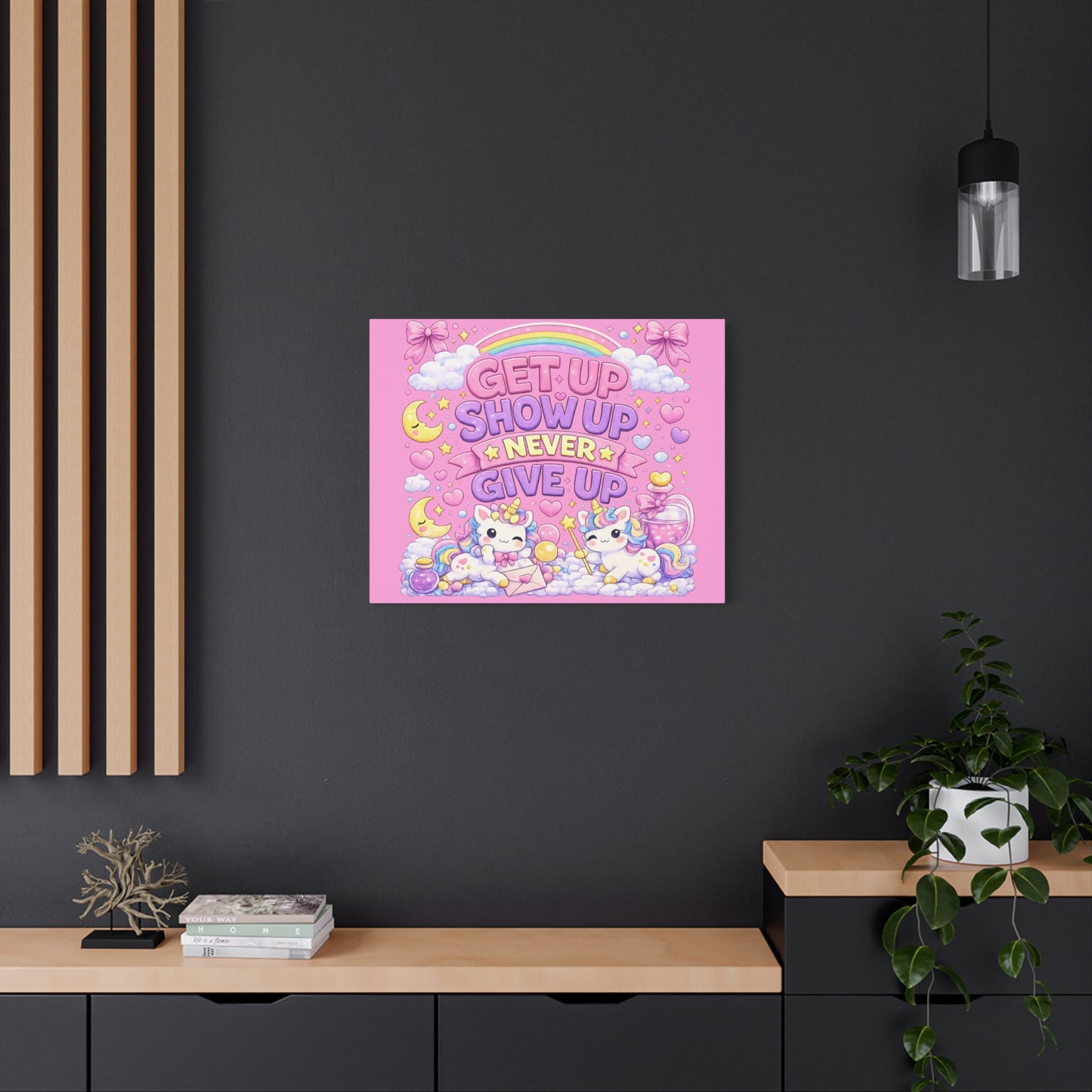 Kids Inspirational Canvas Wall Art – Premium Motivational Canvas Print for Bedroom, Playroom & Nursery Décor