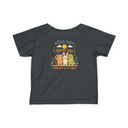 Infant Motivational Jersey T-Shirt | Soft Cotton Baby Graphic Tee | Inspirational Infant Shirt | Positive Message Baby Clothing | Cute Baby Outfit Gift