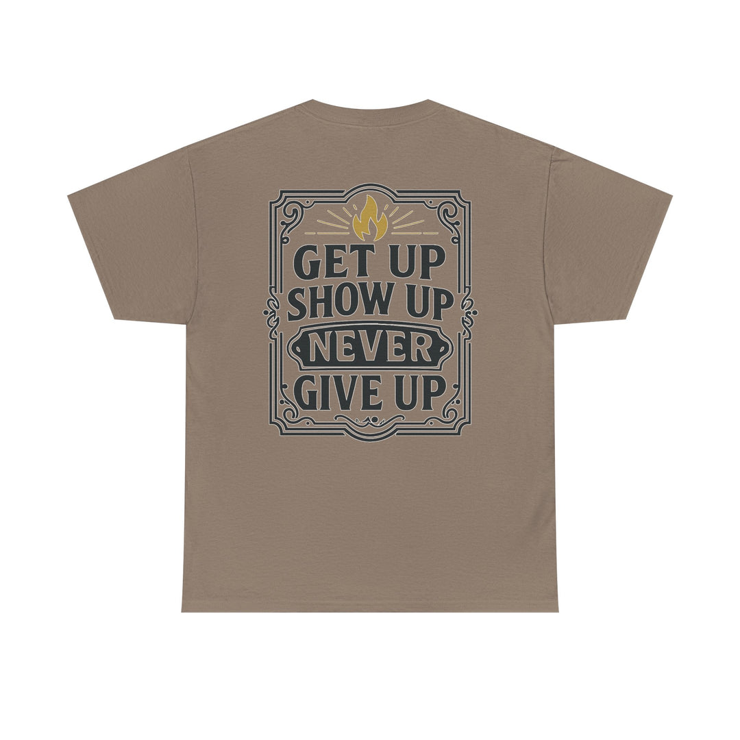 Barbells Over Breakdown. Unisex Heavy Cotton Tee