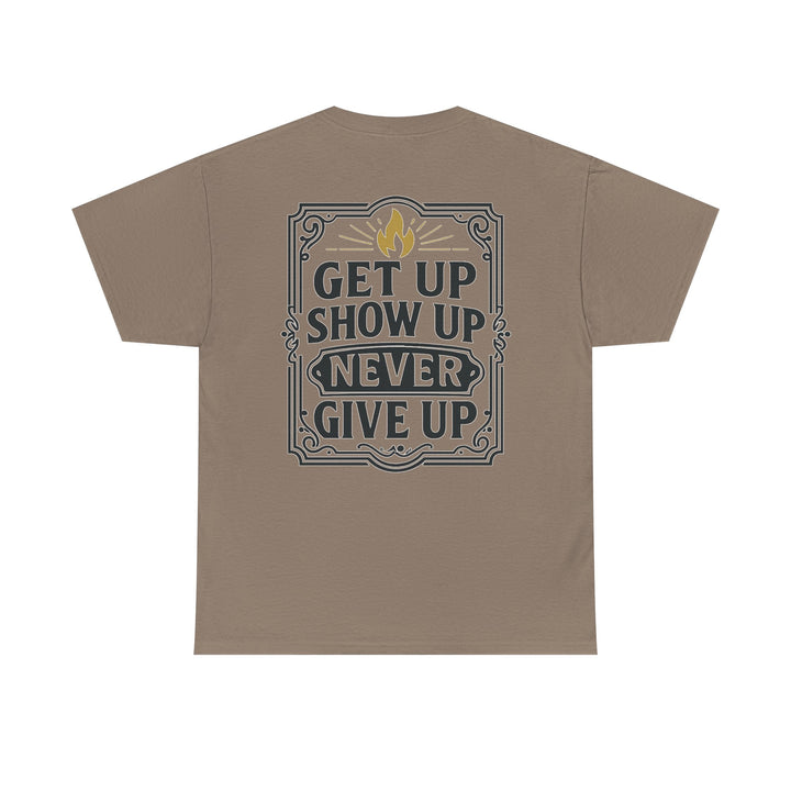 Barbells Over Breakdown. Unisex Heavy Cotton Tee