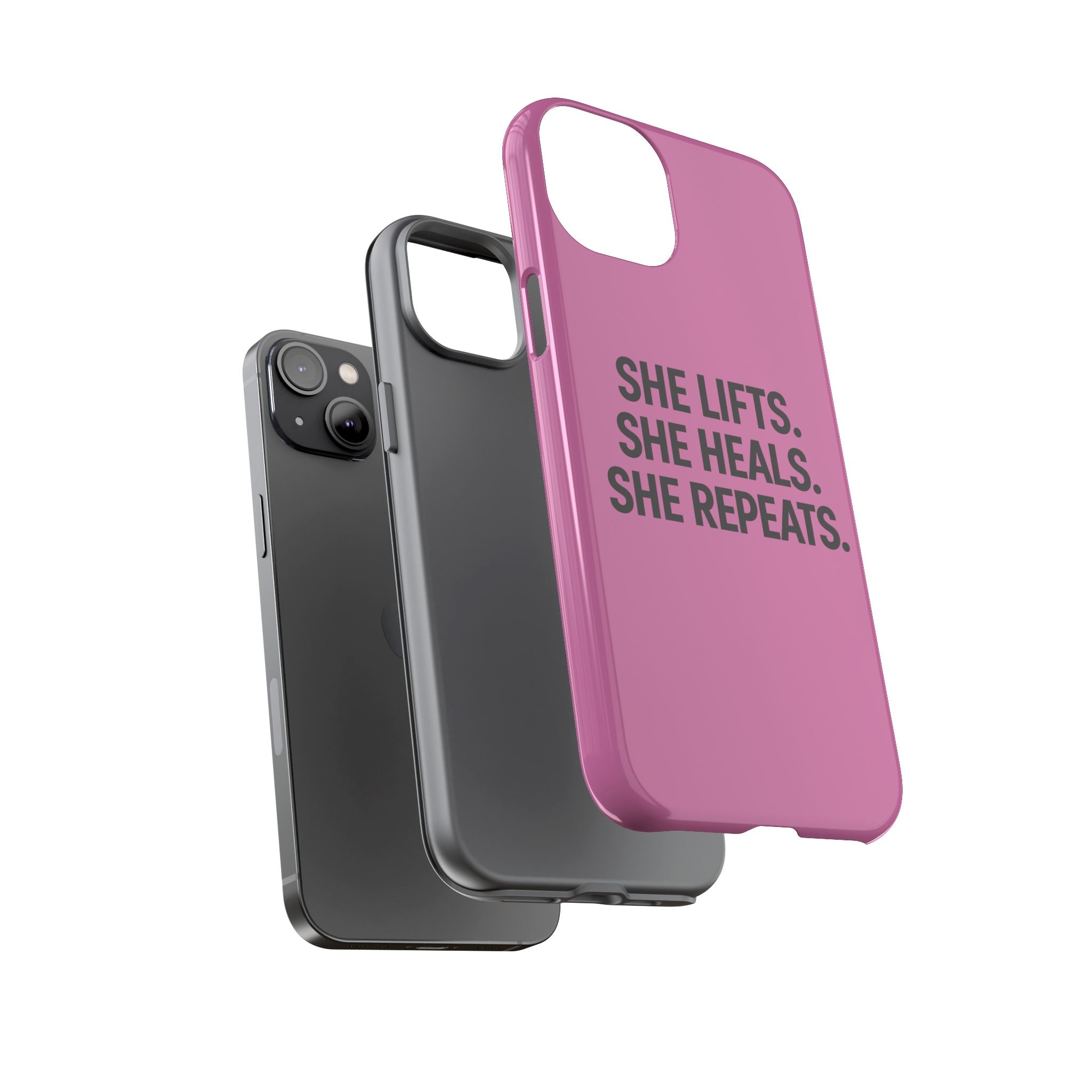 She lifts. She heals. She repeats. Tough Phone Cases