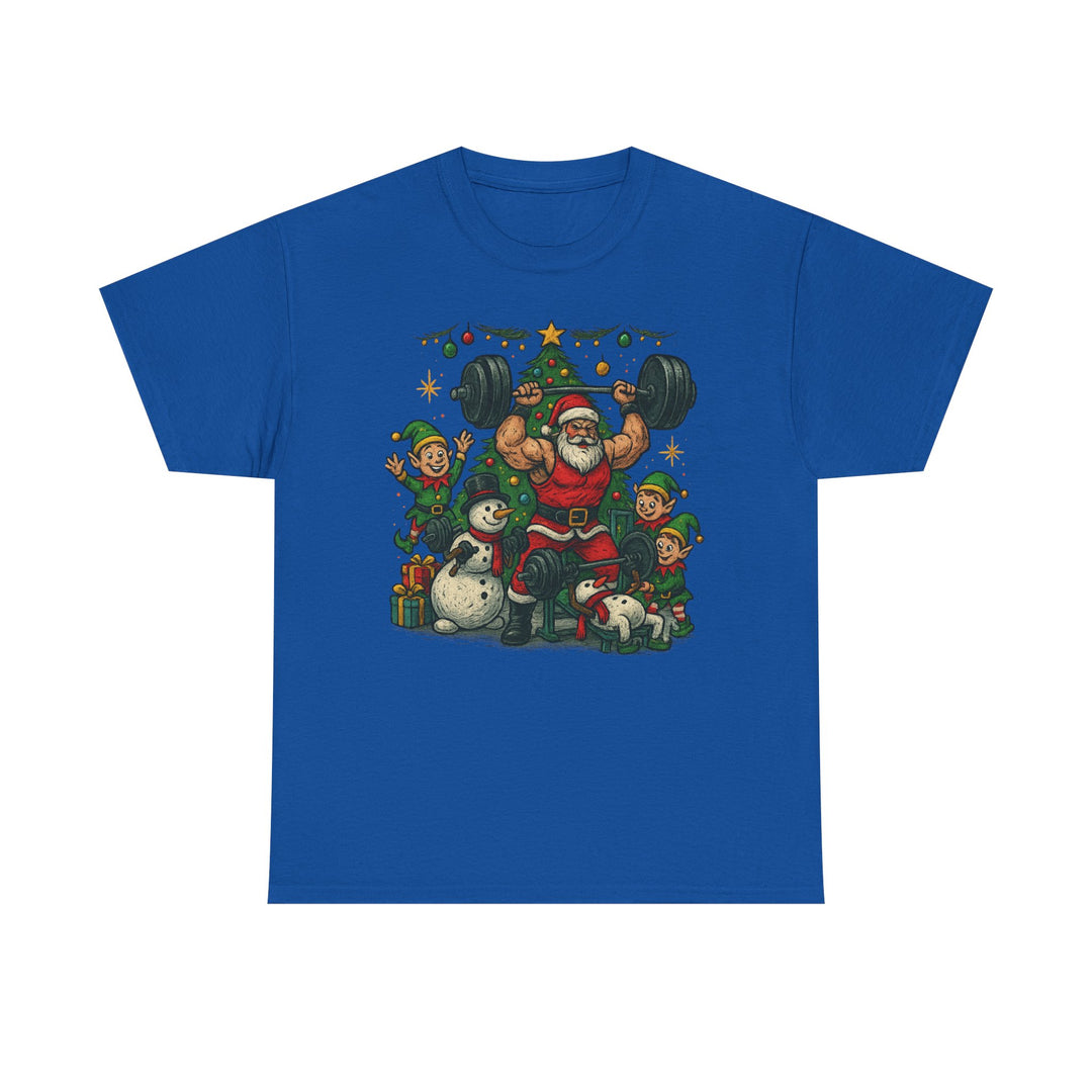 Christmas/Holiday Workout Unisex Heavy Cotton Tee