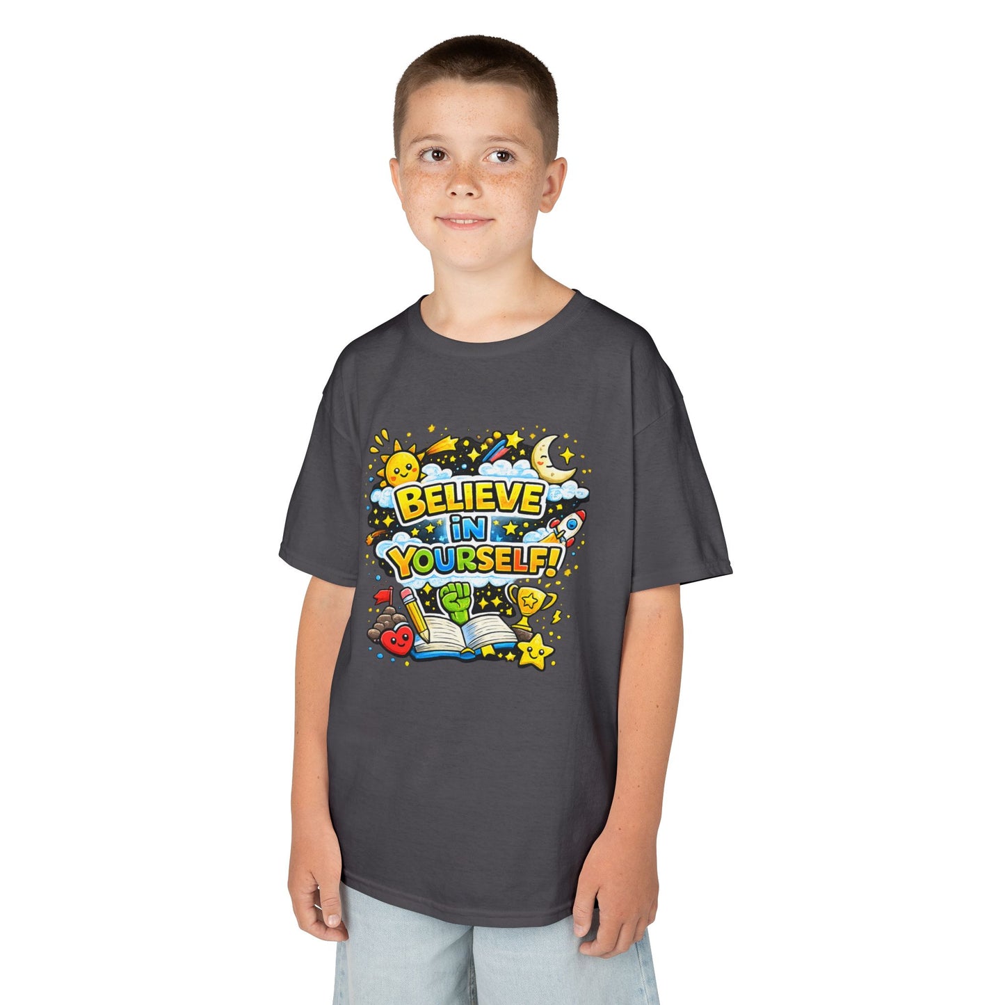 Kids Heavy Cotton™ Motivational T Shirt