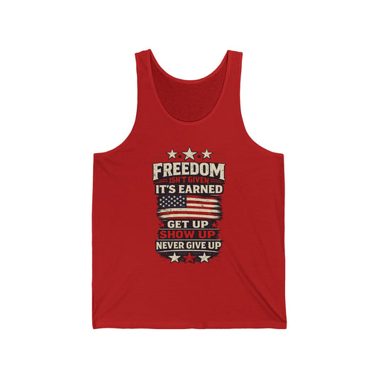 4th of July Unisex Tank Top – Patriotic Summer Tank for Independence Day, BBQs, Fireworks & Everyday Wear