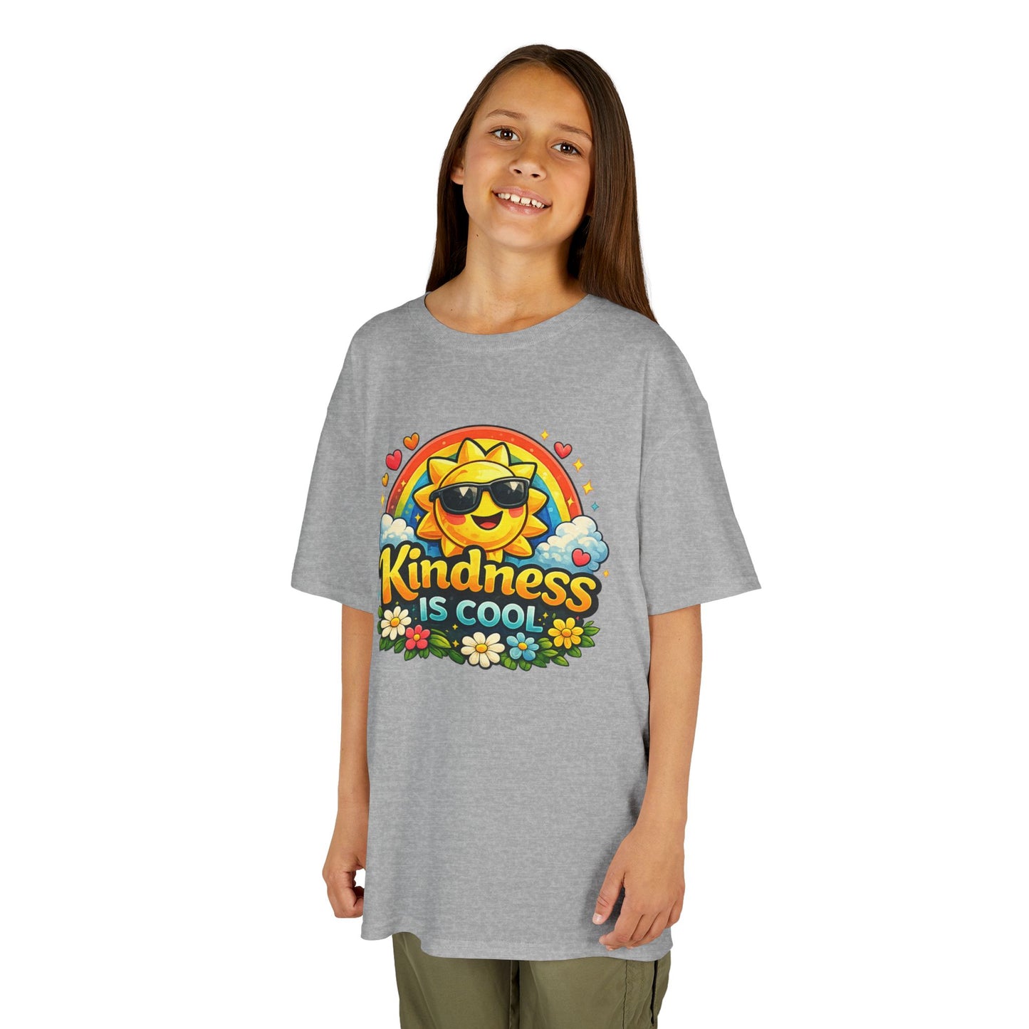 Kids Heavy Cotton™ Tee "Kindness is Cool"