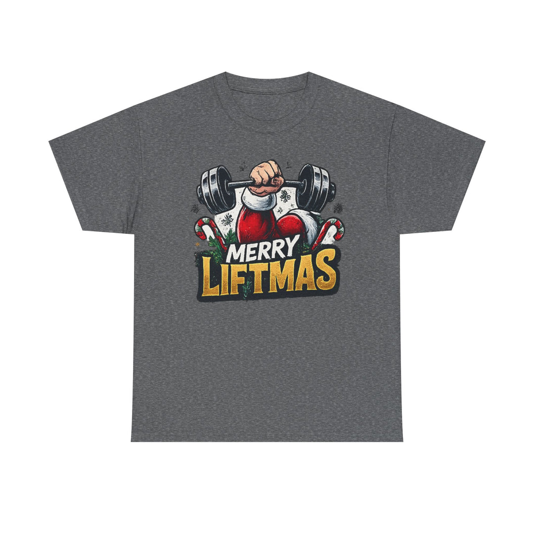 Merry Liftmas Unisex Heavy Cotton Tee