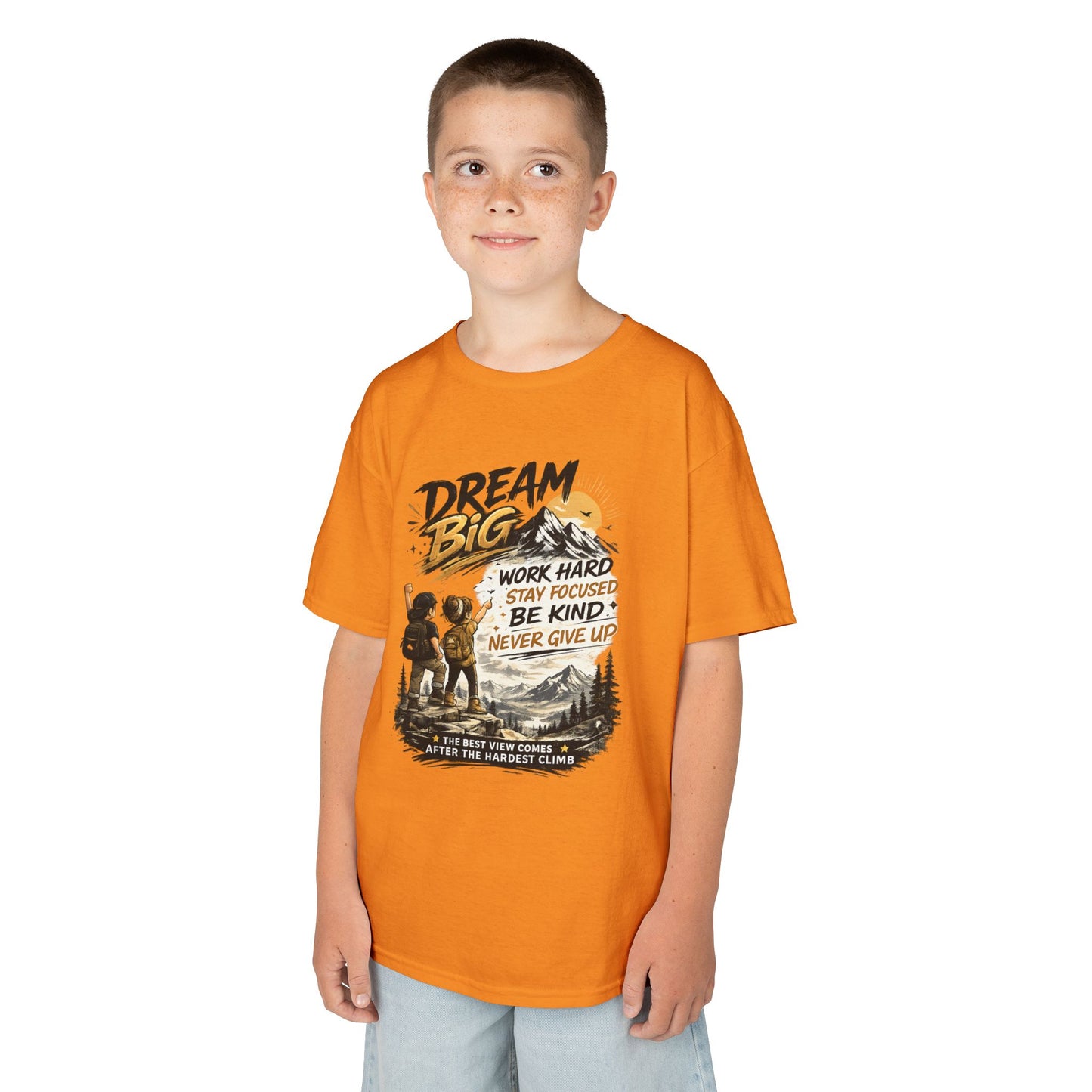 Kids Heavy Cotton™ Motivational T shirt