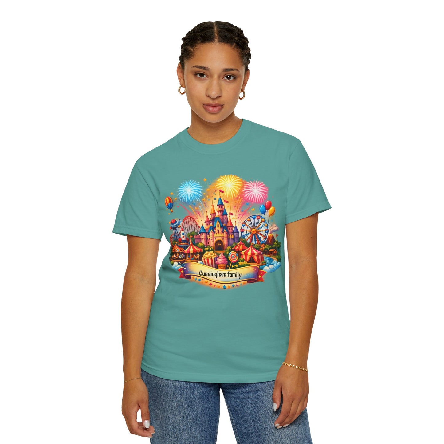 Customizable Name Graphic T-Shirt – for Disney Trips, Theme Park Vacations