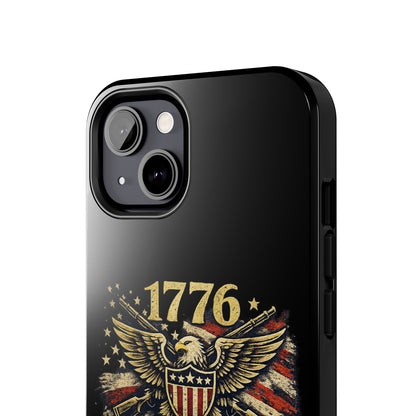 Patriotic 4th of July Tough Phone Case | Shockproof Protective Cover for iPhone & Samsung | USA Independence Day Design