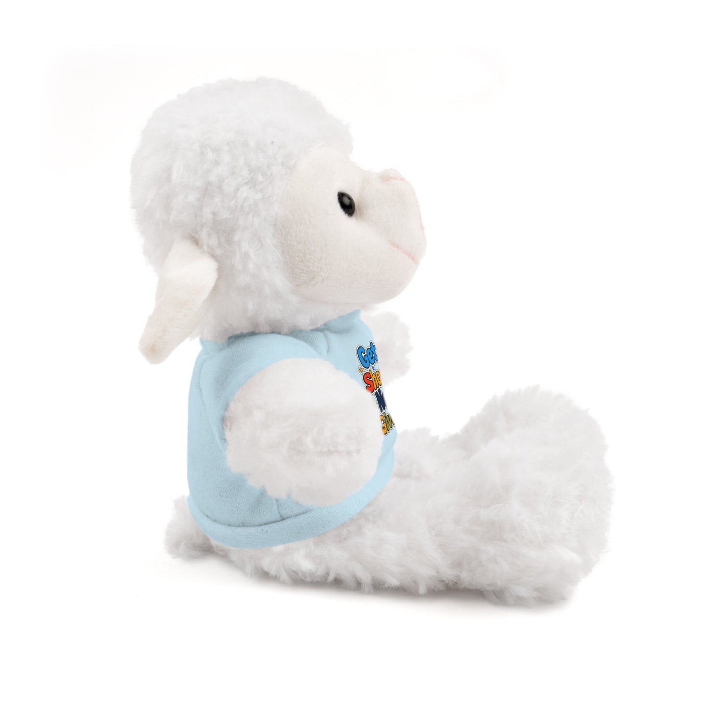 Stuffed Animals with Tee " Get Up Show Up Never Give Up"