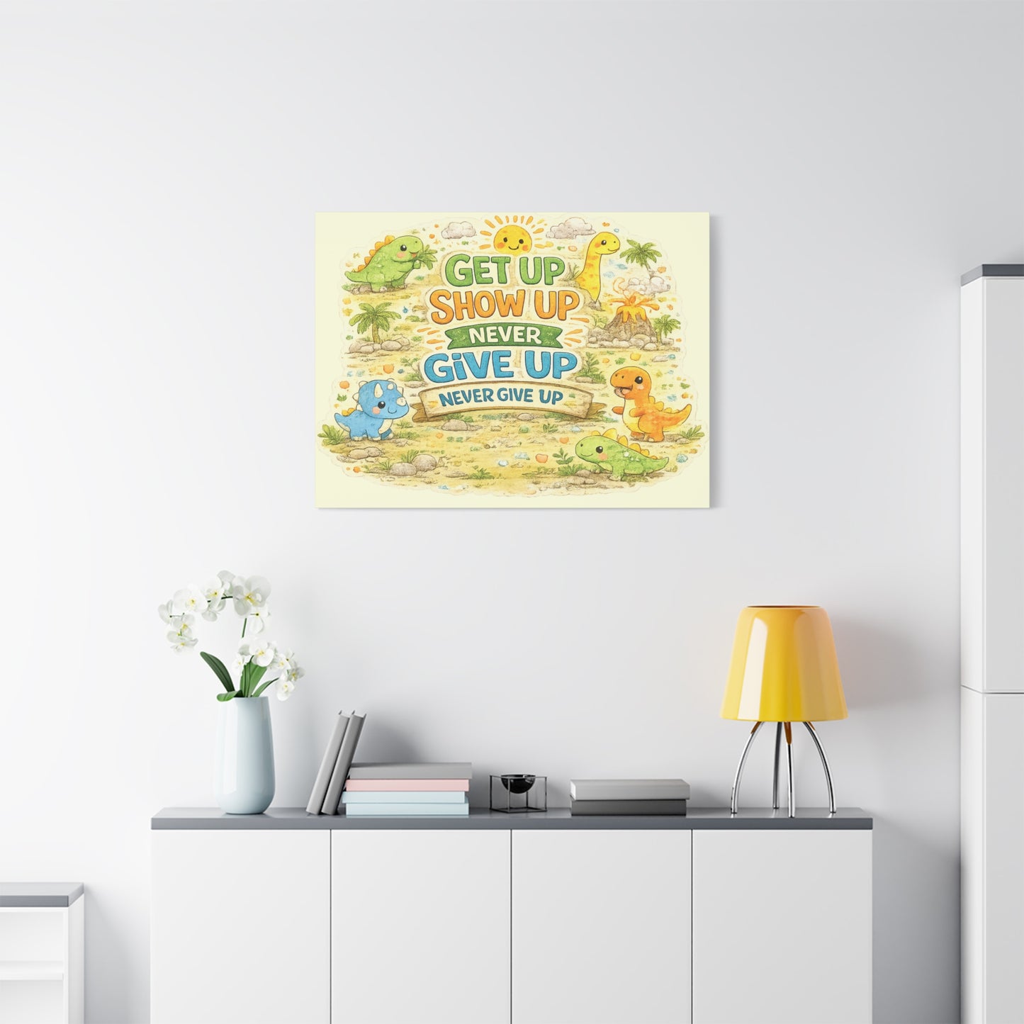 Kids Inspirational Canvas Wall Art – Premium Motivational Canvas Print for Bedroom, Playroom & Nursery Décor