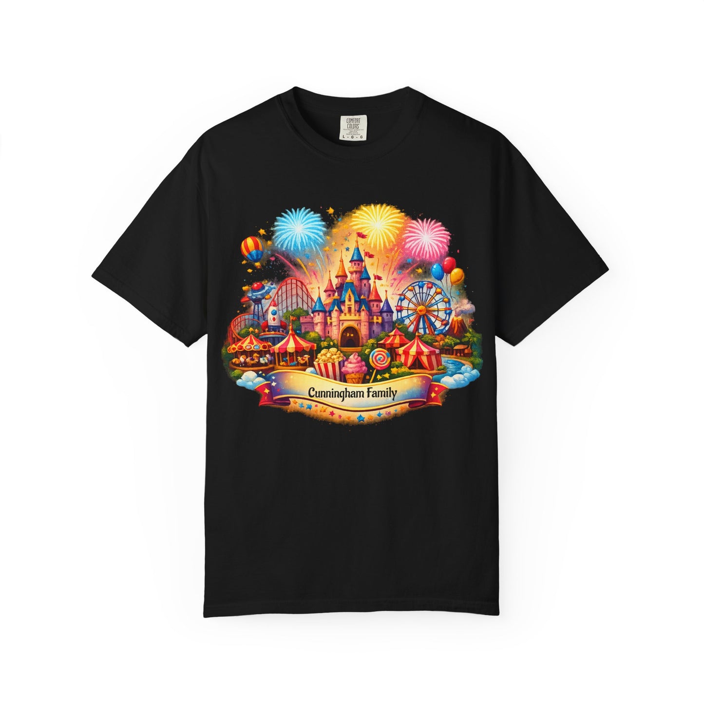 Customizable Name Graphic T-Shirt – for Disney Trips, Theme Park Vacations