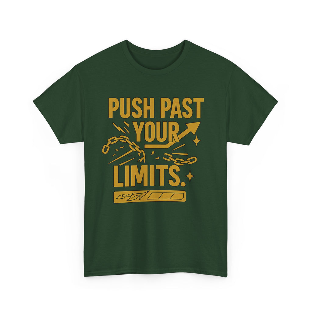 Push Past Your Limits. Unisex Heavy Cotton Tee
