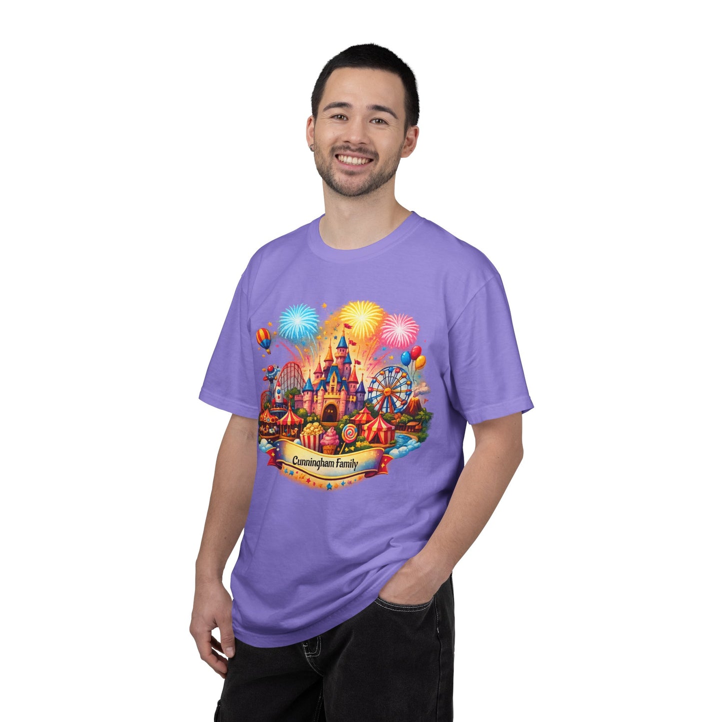 Customizable Name Graphic T-Shirt – for Disney Trips, Theme Park Vacations