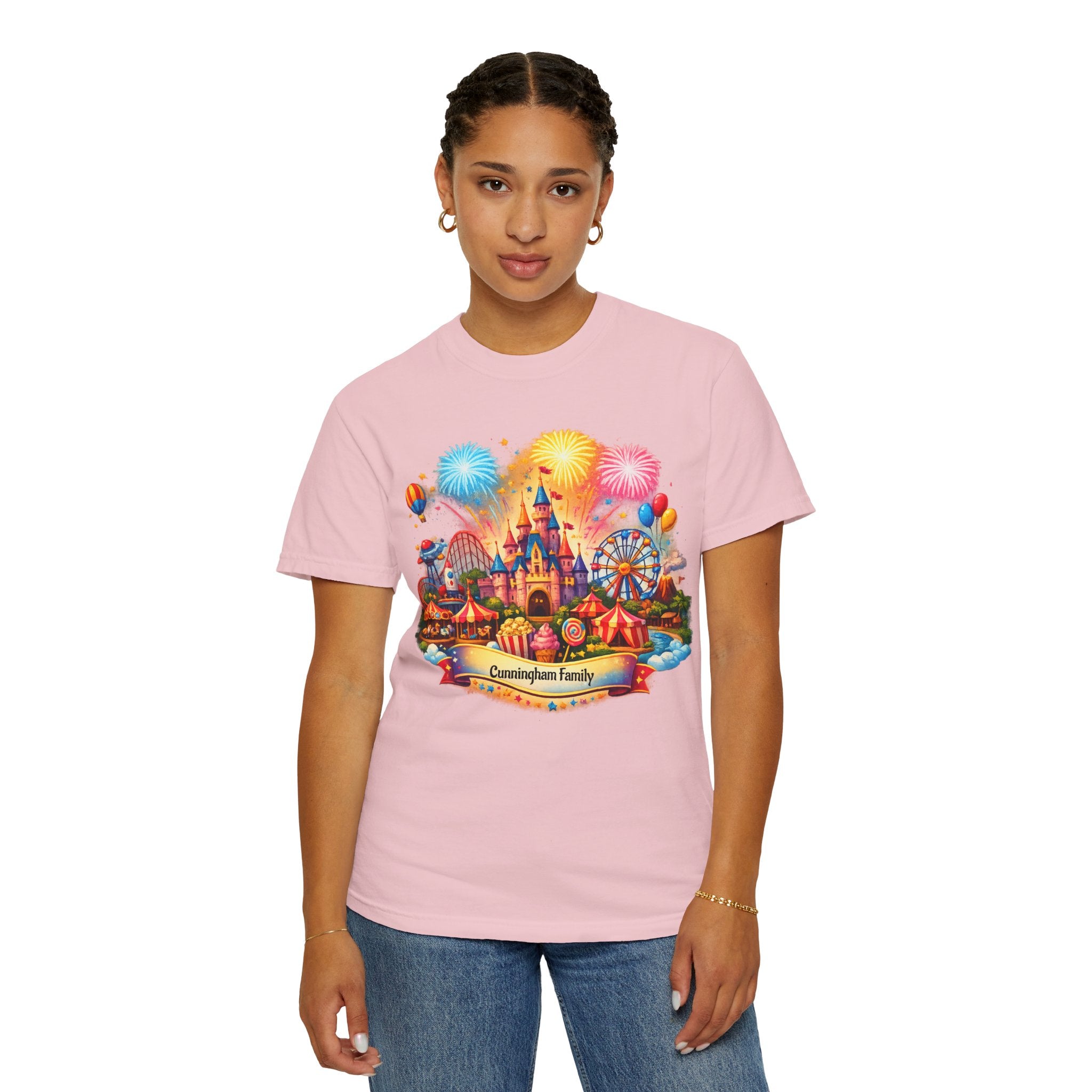 Customizable Name Graphic T-Shirt – for Disney Trips, Theme Park Vacations