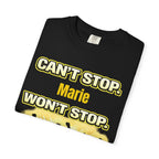 Custom Name Motivational T-Shirt – Can’t Stop. Won’t Stop.